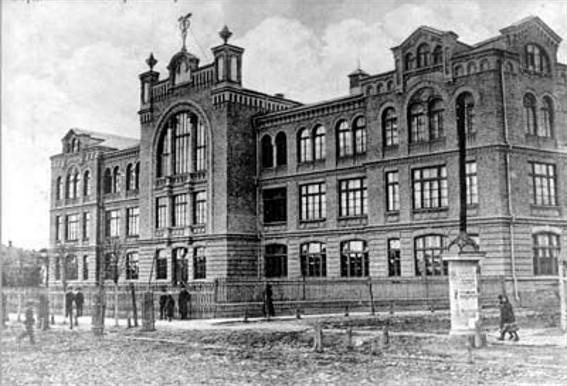 Image - Berdychiv: the building of the former commercial school (today: pedagogical college).